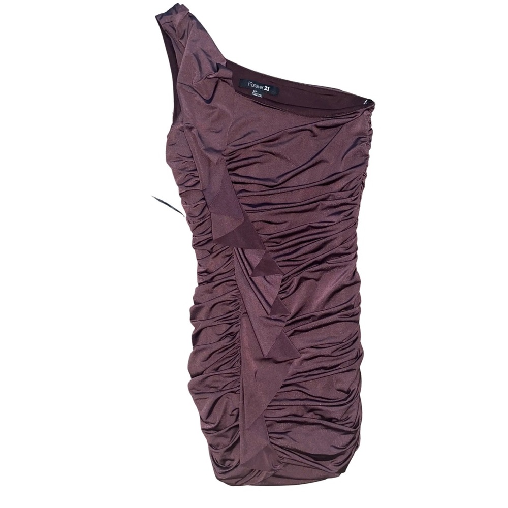 Plum Lycra Spandex Dress